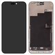 LCD compatible with iPhone 15 Pro Max, (black, with frame, change glass)