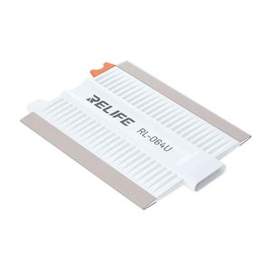 Spudger RELIFE RL 064U, for film gluing, 100 mm, plastic, white 