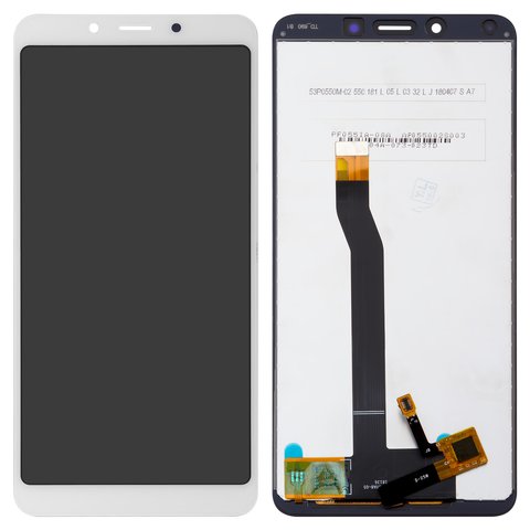 Pantalla LCD puede usarse con Xiaomi Redmi 6A, blanco, Original PRC , M1804C3CG, M1804C3CH, M1804C3CI