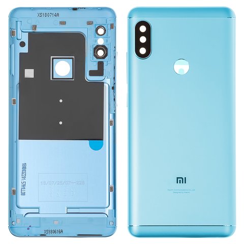 Panel trasero de carcasa puede usarse con Xiaomi Redmi Note 5, Redmi Note 5 Pro, azul claro