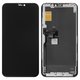 Pantalla LCD puede usarse con iPhone 11 Pro, negro, con marco, HC, (OLED), imisu OEM soft