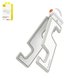 Soporte Baseus Portable Series Folding Moon, blanco, plegable, de sobremesa, plástico, #B10556600211-00