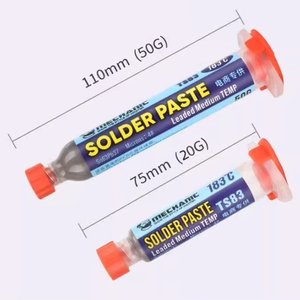 Pasta BGA Mechanic TS83, Sn 63%, Pb 37%, 183 °C, 50 g