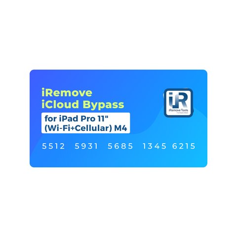 iRemove iCloud Bypass para iPad Pro 11" Wi Fi+Cellular  M4