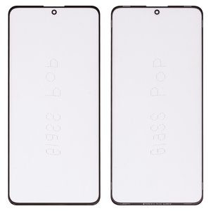 Vidrio de carcasa G+OCA PRO puede usarse con Xiaomi Poco X6, Poco X6 Pro 5G, Redmi Note 13 Pro 5G, con película OCA, negro