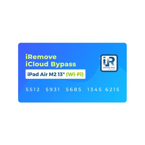 iRemove iCloud Bypass para iPad Air M2 13" Wi Fi 