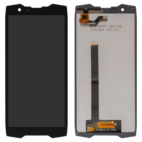 Pantalla LCD puede usarse con Blackview BV6800, BV6800 Pro, negro, sin marco, High Copy, FPC Y87685
