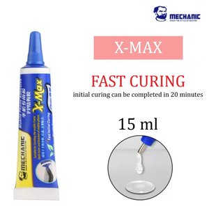 Adhesivos sellador Mechanic X MAX, para pegar pantallas táctiles, LCD, 15 ml, transparente