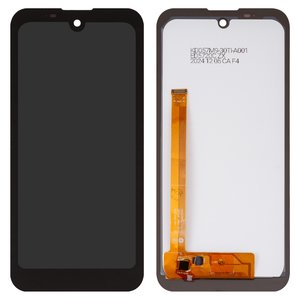 Pantalla LCD puede usarse con Doogee S59, S59 Pro, negro, sin marco, High Copy