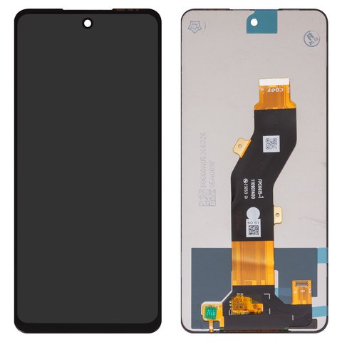 Pantalla LCD puede usarse con Tecno Pop 8, Spark 20 KJ5 , Spark 20C BG7 , Spark Go 2024  BG6 ; Infinix Hot 40i X6528B , Smart 8 X6525 , negro, sin marco, original vidrio reemplazado , FPC6615