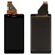 Дисплей для Sony C5502 M36h Xperia ZR, C5503 M36i Xperia ZR, черный, Original (PRC)