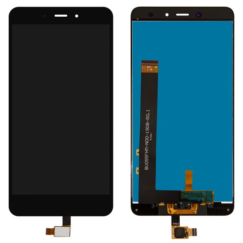 Дисплей для Xiaomi Redmi Note 4, черный, Original PRC , MediaTek
