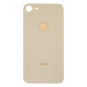 Задняя панель корпуса для iPhone 8, золотистая, нужно снять стекло камеры, small hole