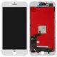 Дисплей  iPhone 8 Plus, білий, із сенсорним екраном, copy