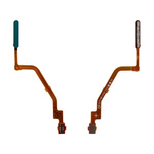 Шлейф для Xiaomi Redmi Note 9 Pro, Redmi Note 9 Pro Max, Redmi Note 9S, для сканера отпечатка пальца Touch ID , зеленый