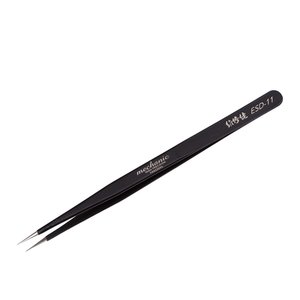 Пинцет монтажный Mechanic ESD 11, прямой, антистатический, 140 мм, super precision