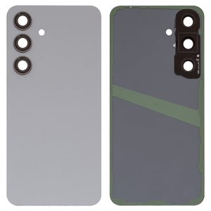 Задняя панель корпуса для Samsung S921 Galaxy S24, серая, со стеклом камеры, marble grey
