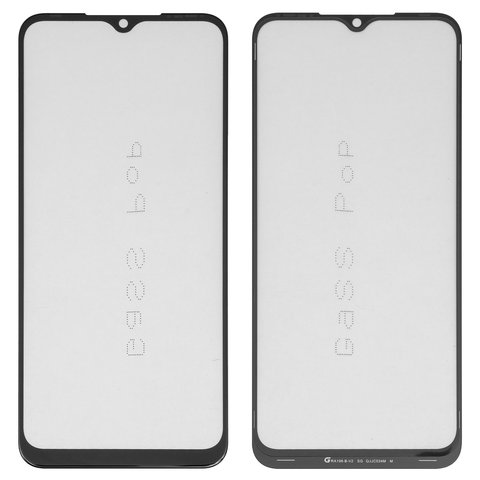 Скло корпуса G+OCA PRO для Tecno Pop 5 Lite, Pop 5 LTE, з ОСА плівкою, чорне