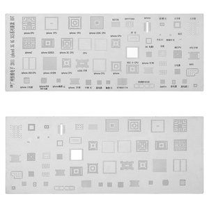 BGA-трафарет K97 для мобильных телефонов Apple, 51 в 1 BGA-трафарет K97 для мобильных телефонов Apple, 51 в 1