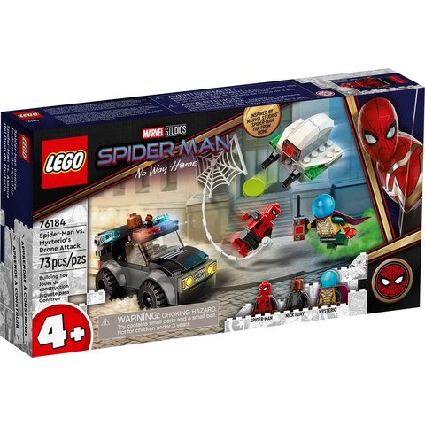 LEGO Super Heroes Человек паук против атаки дронов Мистерио 76184 