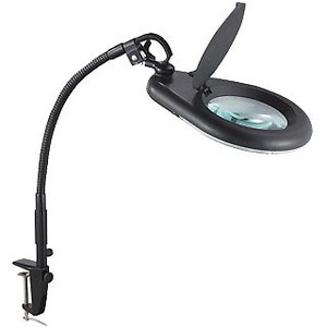 Cristal de aumento con iluminación, Negro, Pro'sKit MA-1225CF Cristal de aumento con iluminación, Negro, Pro'sKit MA-1225CF
