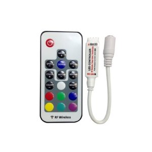 Контроллер с беспроводным пультом HTL-048 (мини, RGB, 5050, 3528, 144 Вт) Контроллер с беспроводным пультом HTL-048 (мини, RGB, 5050, 3528, 144 Вт)